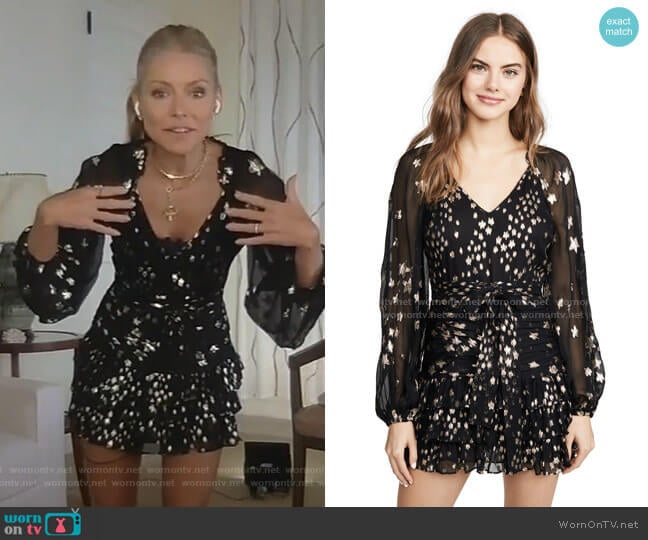 LoveShackFancy Rina Dress worn by Kelly Ripa on Live with Kelly and Mark