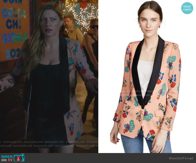Smythe Long Shawl Blazer worn by Ava Sharpe (Jes Macallan) on Legends of Tomorrow