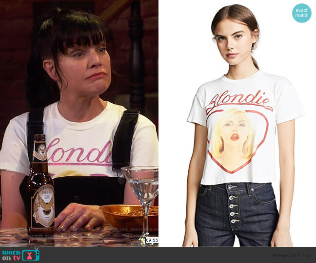 Madeworn Rock Blondie Tee worn by Jackie (Pauley Perrette) on Broke