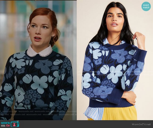 Marimekko Kotva Sweater worn by Zoey Clarke (Jane Levy) on Zoeys Extraordinary Playlist
