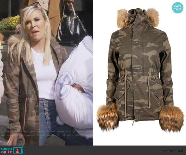 PRPS Camo Jacket worn by Tinsley Mortimer on The Real Housewives of New York City