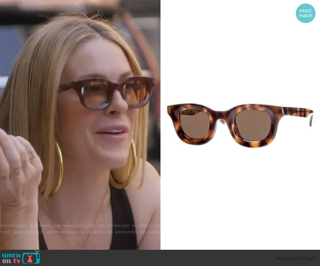Thierry Lasry Rhodeo Tortoise Sunglasses worn by Leah McSweeney on The Real Housewives of New York City