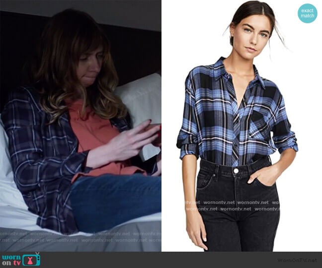 Rails Hunter Shirt in Midnight Blue