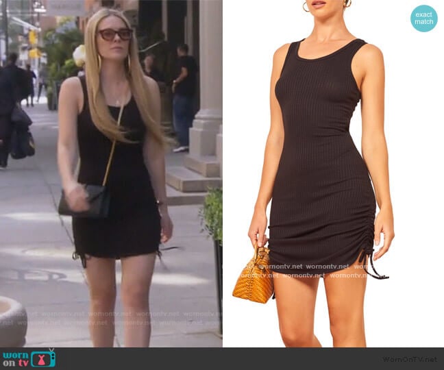 Reformation Aerin Body-Con Minidress worn by Leah McSweeney on The Real Housewives of New York City