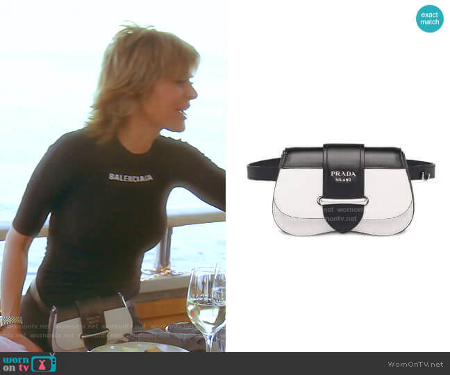 Prada Sidonie Belt Bag worn by Lisa Rinna on The Real Housewives of Beverly Hills