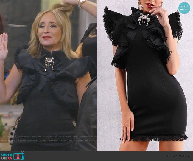 Sonja Naomi Mini Dress worn by Sonja Morgan on The Real Housewives of New York City
