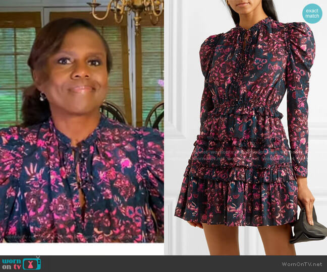 Ulla Johnson Prissa Dress worn by Deborah Roberts on Good Morning America