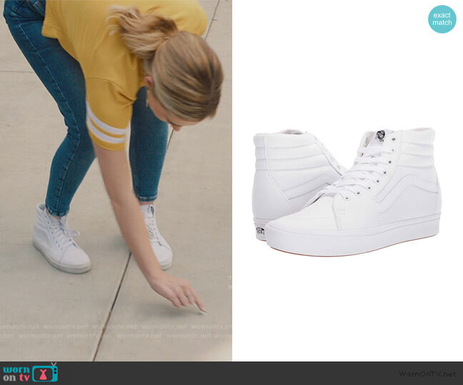 Vans ComfyCush SK8-Hi worn by Taylor Otto (Meg Donnelly) on American Housewife