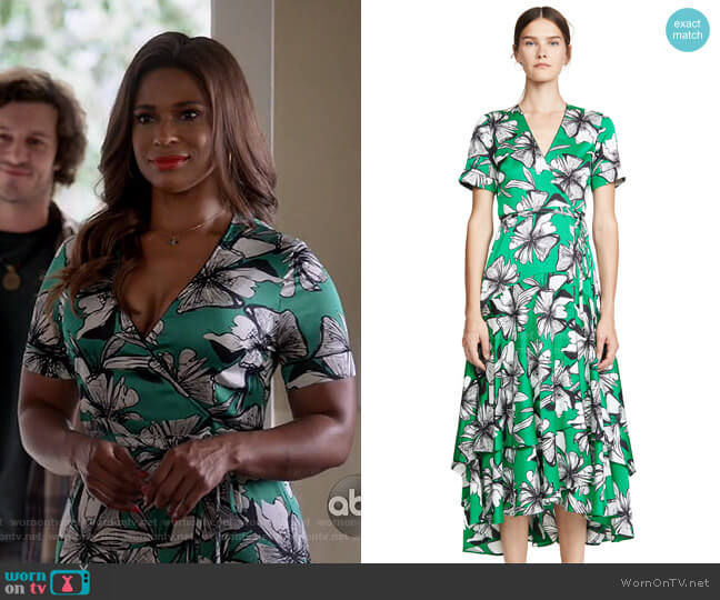 Alexis Deanna Dress worn by Poppy (Kimrie Lewis) on Single Parents