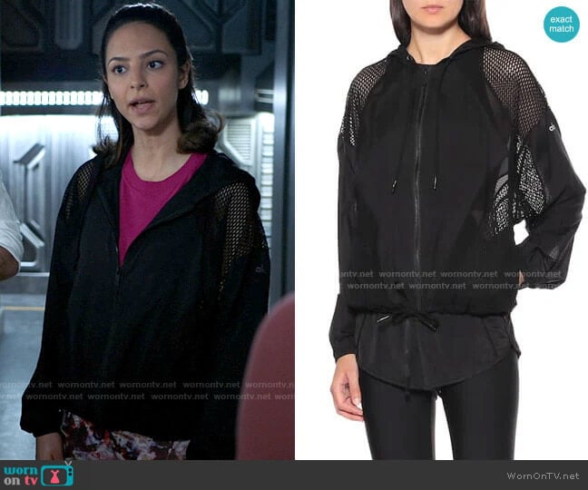 Alo Yoga Feature jacket worn by Zari Tomaz (Tala Ashe) on Legends of Tomorrow