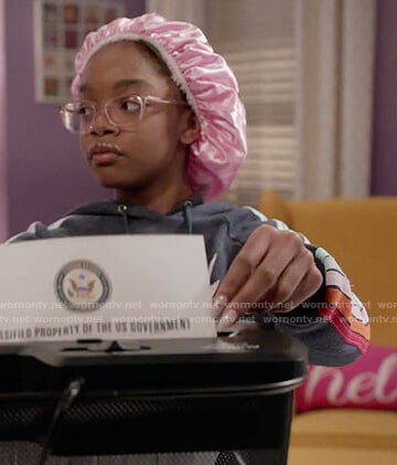 Diane’s sleeve stripe hoodie on Black-ish