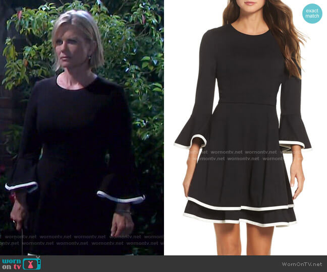 Eliza J Bell Sleeve Fit & Flare Dress worn by Kayla Brady (Mary Beth Evans) on Days of our Lives