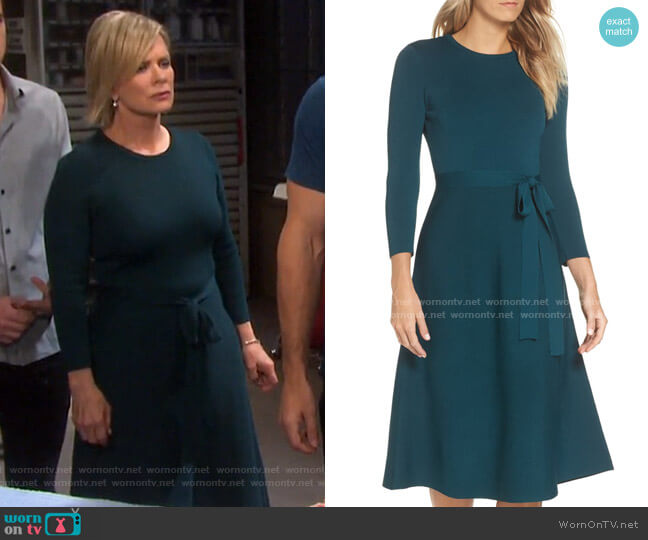 Eliza J Fit & Flare Sweater Dress worn by Kayla Brady (Mary Beth Evans) on Days of our Lives