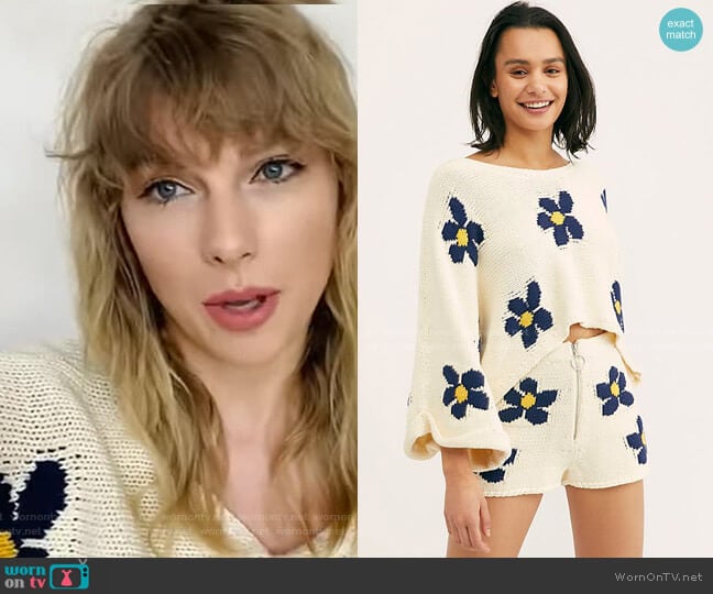 Free People Bali Daisy Jane Set worn by Taylor Swift on Good Morning America