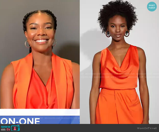 New York & Company Cowl-Neck Top - Gabrielle Union Collection
