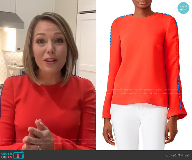 Galvan Misti Blouse worn by Dylan Dreyer on Today