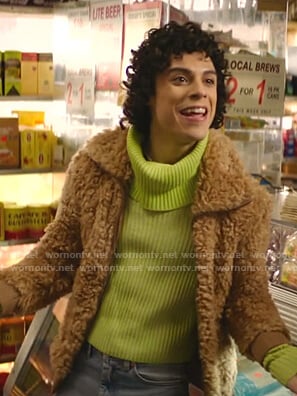 Jorge’s teddy jacket on Katy Keene