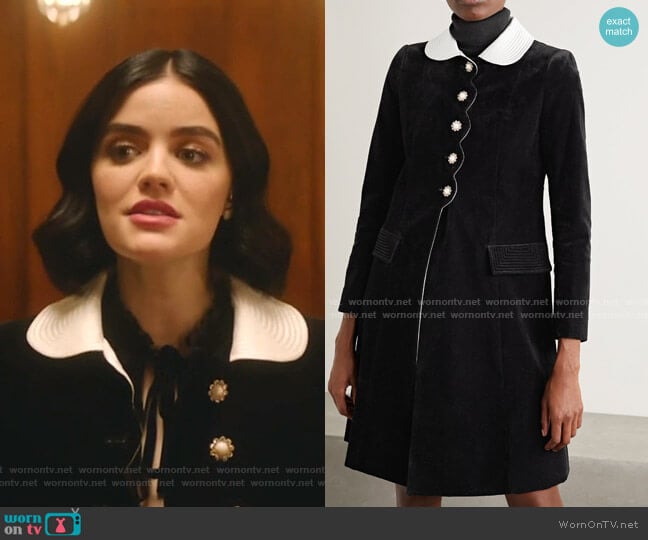 Marc Jacobs The Sunday Best Coat worn by Katy Keene (Lucy Hale) on Katy Keene