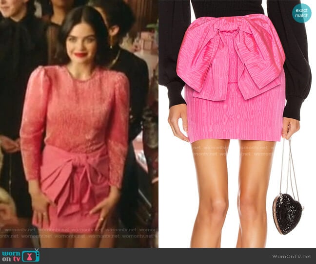 MSGM Bow Mini Skirt worn by Katy Keene (Lucy Hale) on Katy Keene