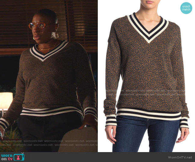 n:PHILANTHROPY Ciao Sweater worn by Henrietta Wilson (Aisha Hinds) on 9-1-1