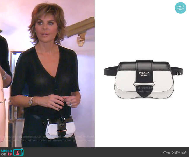 Prada Sidonie Belt Bag worn by Lisa Rinna on The Real Housewives of Beverly Hills