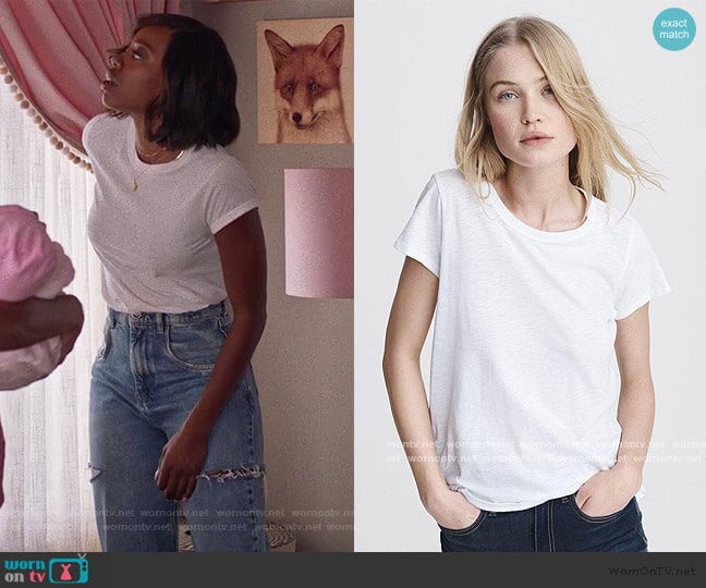 Rag and Bone The Slub Tee worn by Molly Carter (Yvonne Orji) on Insecure
