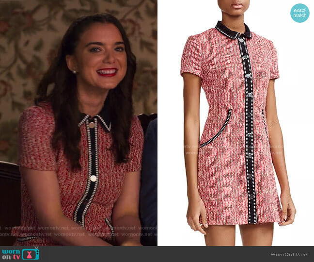 Maje Renati Dress worn by Xanthippe (Dylan Gelula) on Unbreakable Kimmy Schmidt