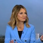 Savannah’s blue blazer on Today