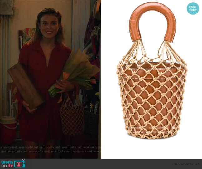 Staud Moreau Tote Bag worn by Noa Hamilton (Nathalie Kelley) on The Baker and the Beauty