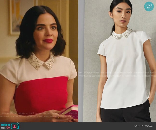 Ted Baker Jaylen Top worn by Katy Keene (Lucy Hale) on Katy Keene