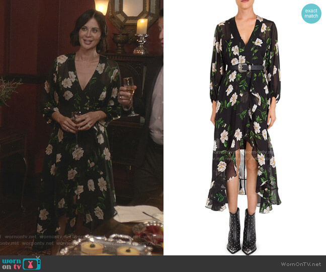 The Kooples Allure Midi Dress worn by Cassandra Nightingale (Catherine Bell) on Good Witch