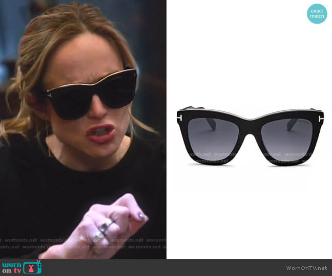 Tom Ford Julie Square Sunglasses worn by Sara Lance (Caity Lotz) on Legends of Tomorrow