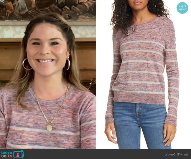 Veronica Beard Henderson Crewneck Sweater worn by Jenna Bush Hager on Today