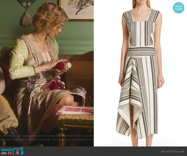 Zero + Maria Cornejo Eve Ero Dress worn by Pepper Smith (Julia Chan) on Katy Keene