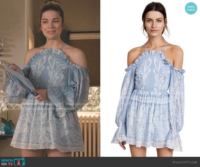 Alice McCall Oh Deer Me Dress worn by Alexis Rose (Annie Murphy) on Schitts Creek