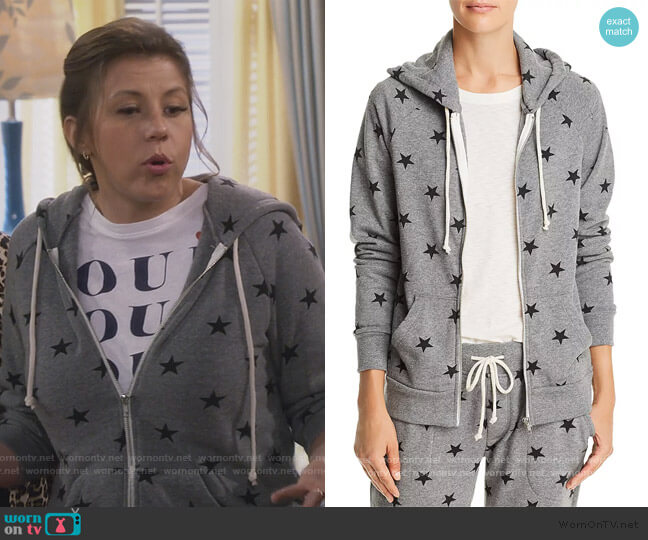 Alternative Adrian Printed Hoodie worn by Stephanie Tanner (Jodie Sweetin) on Fuller House