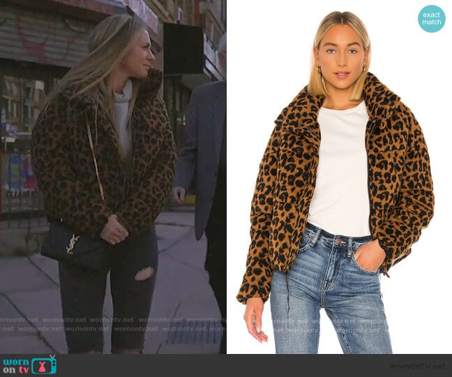 Apparis Paula Puffer Jacket worn by Leah McSweeney on The Real Housewives of New York City