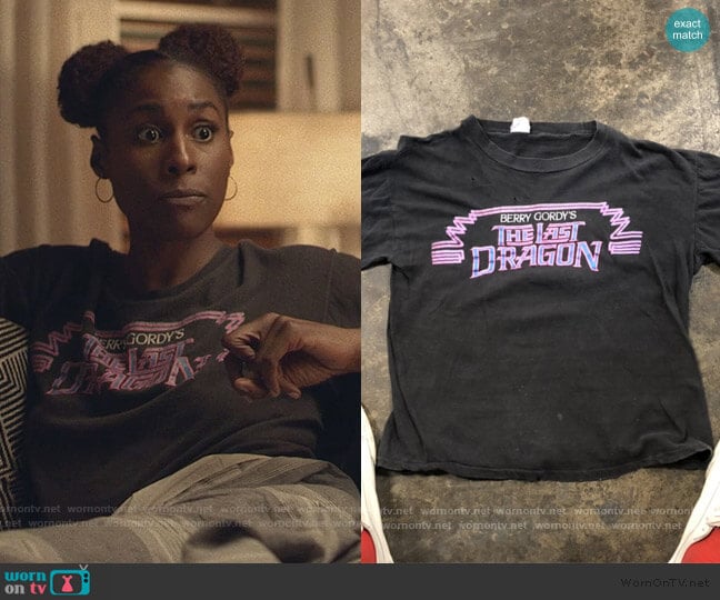Berry Gordan The Last Dragon Tee worn by Issa Dee (Issa Rae) on Insecure