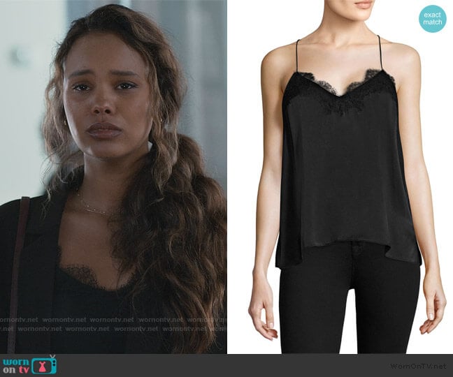 Cami NYC The Racer Top worn by Jessica Davis (Alisha Boe) on 13 Reasons Why