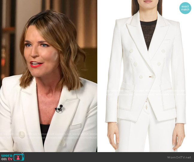 Veronica Beard Cosmo Dickey Jacket worn by Savannah Guthrie on Today