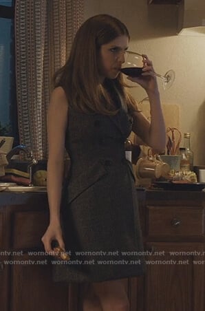 Darby’s gray sleeveless vest on Love Life