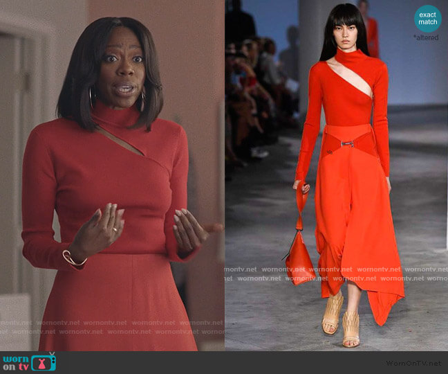 Dion Lee 2019 Sprint Collection worn by Molly Carter (Yvonne Orji) on Insecure