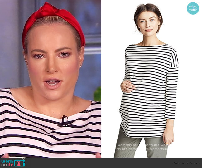 Hatch The Bateau Top worn by Meghan McCain on The View