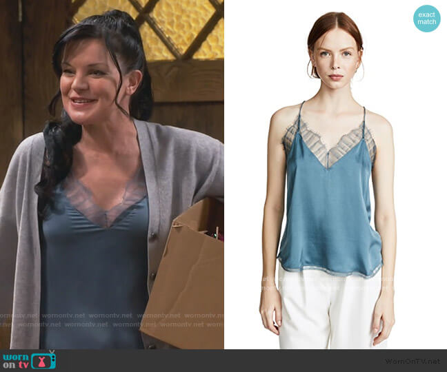 IRO Berwyn Cami worn by Jackie (Pauley Perrette) on Broke