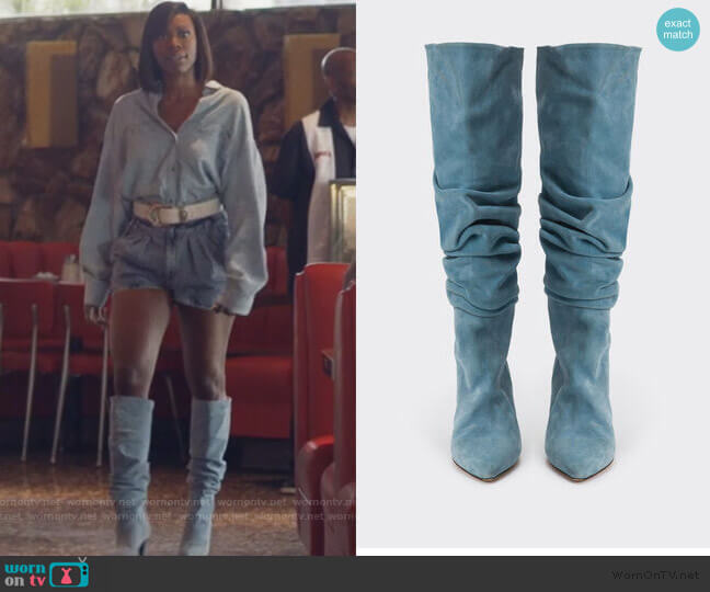 Iro Bottes Baily Boots worn by Molly Carter (Yvonne Orji) on Insecure