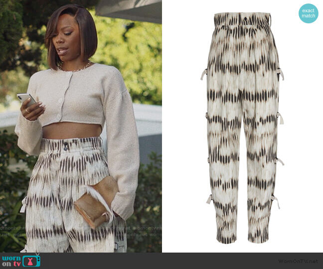 Isabel Marant Izard High Waisted Slacks worn by Molly Carter (Yvonne Orji) on Insecure