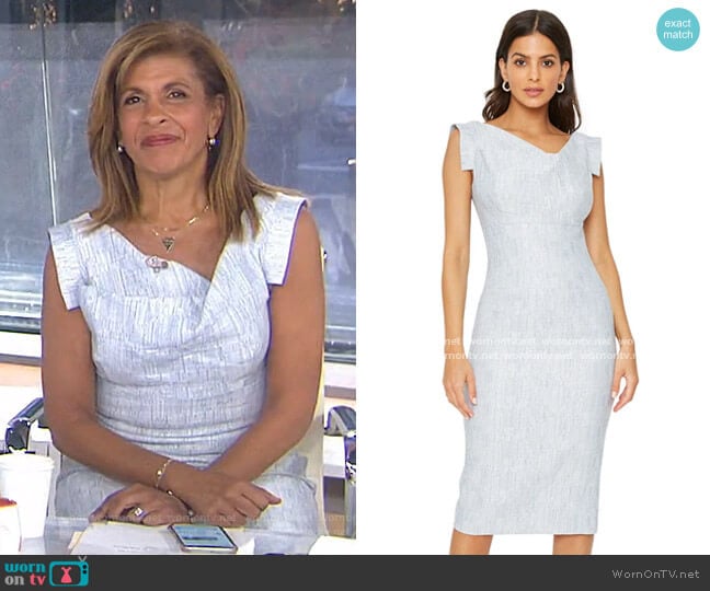Black Halo Jackie O Dress worn by Hoda Kotb on Today
