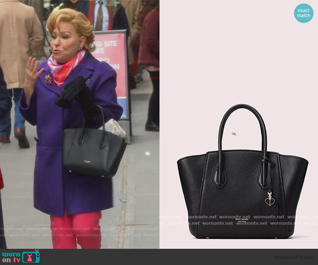 Kate Spade Grace Medium Satchel worn by Hadassah Gold (Bette Midler) on The Politician