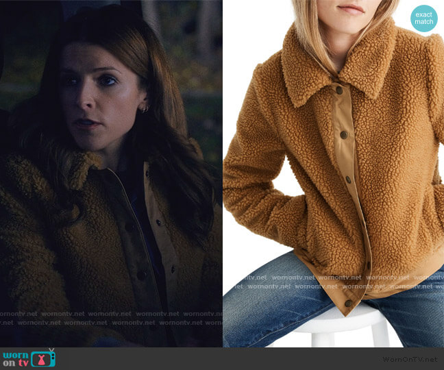 Madewell High Pile Fleece Portland Jacket worn by Darby (Anna Kendrick) on Love Life