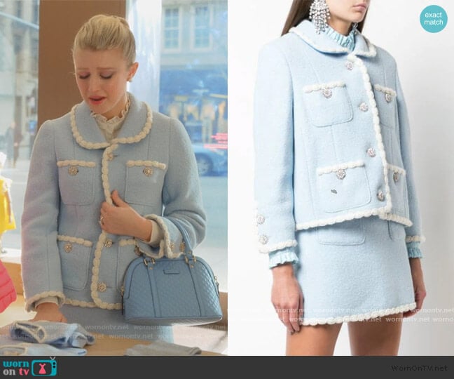 Marc Jacobs The Tweed Jacket worn by Alice (Julia Schlaepfer) on The Politician